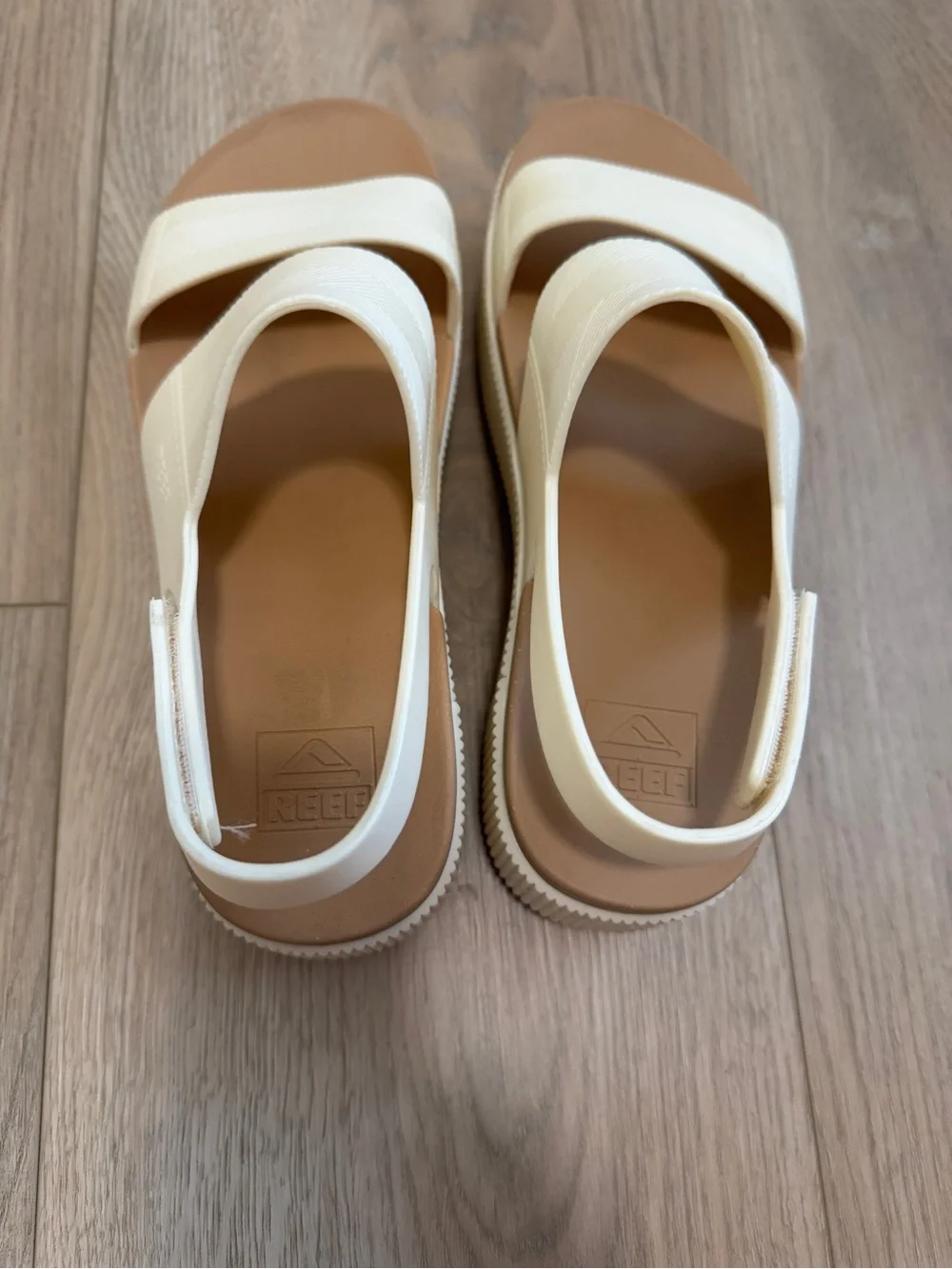The Reef Water Vista Higher Women's Platform Sandals in Cloud Sz. 9 - Picture 9 of 14